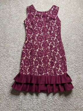 Donna Ricco Body-con Lace Dress
